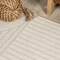 Jonathan Y Nordby High-Low Geometric Arch Scandi Striped Ivory/Cream 5 ft Square Indoor/Outdoor Area Rug SCN104B-5SQ - alternate 5