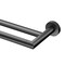 Gatco Glam 24" Double Towel Bar, Matte Black 4634MX - alternate 1