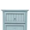Homeroots 28" Blue Solid Wood Distressed Two Drawer Nightstand With USB Port 571342 - alternate 7