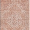 Homeroots 5' X 8' Coral And Pink Oriental Washable Indoor Outdoor Area Rug 603804 - alternate 6
