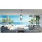 Z-Lite Nova 5 Light Outdoor Chain Mount Ceiling Fixture, Black/Clear, 12.5 In W x 35 In H 5018CHXL-BK - alternate 5