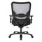 Space Seating 75 Series Big & Tall Double AirGrid Back and Fabric Seat Chair, Dillon Black 75-7A773-R107 - alternate 5