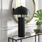 Homeroots 27" Black Metal Table Lamp With Black Dome Shade 524318 - alternate 8