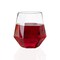 Smarty Had A Party 12 oz. Clear Hexagonal Stemless Plastic Wine Goblets (64 Glasses), 64PK 3712-SB-CASE - alternate 7