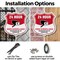 Signmission 24 Hour Surveillance Shield Sign Video S, 6 Inch X 6 Inch, Plastic Sign SHI-P-6-348 - alternate 6
