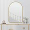 Homeroots 39" Gold Arch Metal Framed Bathroom Vanity Mirror 562897 - alternate 4