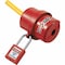 Master Lock Plug Lockout, Red, 9/16In Shackle Dia. 487 - alternate 1