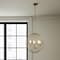 Homeroots Gold Caged Six Light Metal and Glass Dimmable Chandelier With Gold Shades 611346 - alternate 4