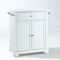 Crosley Alexandria Stone Top Portable Kitchen Island/Cart KF30020AWH - alternate 1