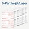 Tops W2 Laser Kit, 6-Part, w/Envelopes, 8-1/2"x5-1/2", 24/PK, WE 6PK TOP22904KIT - alternate 3