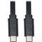 Eaton EATON USB-C Flat Cable M/m, USB 2.0, Black, 6 Ft. 1.83 M U040-006-C-FL - alternate 1