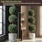 Pure Garden Artificial Tree 5FT Faux Hedyotis Topiary Ball Plant in Weighted Pot Fake Plants for IndoorDisplay 50-10007 - alternate 5