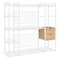 Homeroots 69" White Metal Closet System 590274 - alternate 4