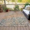 Homeroots 10' X 14' Beige And Copper Abstract Washable Indoor Outdoor Area Rug 631962 - alternate 6