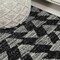 Jonathan Y Aisha Moroccan Triangle Geometric Black/Cream 2 ft. x 8 ft. Runner Rug MOH206C-28 - alternate 6