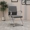 Leisuremod Benmar Modern Office Chair with Faux Leather Sled Base Task Chair & Arms BGO19GRL - alternate 5