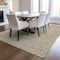Homeroots 3' X 5' Ivory And Brown Abstract Washable Indoor Outdoor Area Rug 597046 - alternate 6