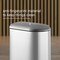 Happimess Roland Mini 2.6-Gallon Step-Open Trash Can, Platinum Silver HPM1009A - alternate 7