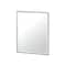 Gatco Flush Mount EZ Hanging 25" Framed Rectangular Mirror, Satin Nickel 1833 - alternate 1