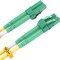 Sanoxy 1m/3ft High-Performance OS2 Duplex Single-Mode OS2 LC to LC APC Duplex Corning Fiber Optic Cable FB110-9101 - alternate 2