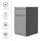 Hirsh 20 in. Deep Mobile File Cabinet 2 Drawer with XL Backpack Drawer, Letter Width, Arctic Silver 25034 - alternate 10