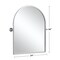 Homeroots 36" Silver Arch Metal Framed Standing Mirror 565107 - alternate 6