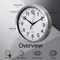 Clockswise 12-in Round Quartz Wall Clock Non-Ticking Battery Operated with Silent Sweep Movement,  QI004745.WT.12 - alternate 6