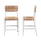 Bali & Pari Talli Bohemian Paper Loom and White Mahogany Wood 2-Piece Counter Stool Set 249-2PC-13887-ZORO - alternate 8