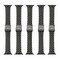 Elegani Black Classic Multi-Link Stainless Steel Replacement Band Compatible with Apple Watch 49mm 7LDLBQ-BLK-49mm - alternate 4
