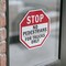 Signmission Stop No Pedestrians for Trucks Only, 4 inch X 4 inch, Vinyl Decal, 2PK OC-D-2PACK-4-56 - alternate 3