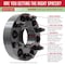 Coyote Wheel Accessories WHEEL ADAPTERS 5 x 1143 Millimeter 5 x 450 Inch Axle Bolt Circle 5 x 1143 Millimeter 5 x 450 5450-5450-B - alternate 6