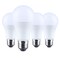 Satco 15 Watt LED A19 3000K CCT Medium Base Plastic 120 Volt, 4PK S14336 - alternate 1