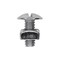 Auveco Slotted Truss Head License Plate Screw with Square Nut 1/4-20 x 9/16in, 100PK 23505 - alternate 1