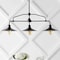 Jonathan Y Cade 38.5 in. 3-Light Industrial Farmhouse Iron Linear LED Pendant, Oil Rubbed Bronze/Clear JYL7593A - alternate 8