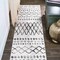 Jonathan Y Aksil Moroccan Diamond Ivory/Brown 2 ft. x 8 ft. Runner Rug MOH502A-28 - alternate 1