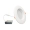 Bulbrite LED 6" Round Recessed Downlight Fixture, Metal Jbox, 75W Equivalent, 5 CCT, 27/30/35/40/50K 773302 - alternate 1