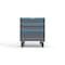 Strong Hold 3 drawer cabinet - (2x 6in, 1x 10in) - Blue accents - Keyed Different S3036-PCDAS-0302FS - alternate 1