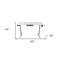 Homeroots 63" Adjustable White Standing Desk 558232 - alternate 5