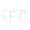 Hirsh Right-Hand Single Pedestal File Office Desk, 30 in D X 29.5 in H, 48 in W X Platinum / White 22643 - alternate 4