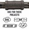 B & K 3/8 in. FIP each X 3/8 in. D FIP 3/8 in. D FIP Black Malleable Iron Tee 310T-38 - alternate 4