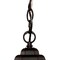 Homeroots Antique Black Textured Glass Lantern Hanging Light 399189 - alternate 3