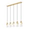 Z-Lite Aimie 5-Light Linear Chandelier, 7 in W, Modern Gold 828P7-5L-MGLD - alternate 6