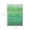 Homeroots 9' X 12' Green And Teal Blue Striped Washable Indoor Outdoor Area Rug 610887 - alternate 6