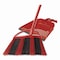 O-Cedar One Sweep Broom with Dustpan, 53.88in Handle, Red/Black/Gray 175073EA - alternate 1