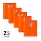C-Line Products 8-1/2" x 11" Orange Two-Pocket Heavyweight Poly Portfolio Folder with Prongs, 25EA/BX, 6BX/CT 33962-BX - alternate 4