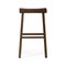 Homeroots 31" Brown Solid Wood Backless Bar Height Bar Chair 632459 - alternate 6