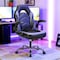 Yssoa Ergonomic Gaming Chair with Adjustable PU Leather Seat, Flip-Up Armrests, and Swivel Design, Perfec 3A88FNCHARGAMEGRY - alternate 3