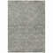 Homeroots 8' X 10' Pewter Floral Washable Indoor Outdoor Area Rug 607353 - alternate 4