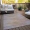 Homeroots 3' X 5' Merlot And Beige Abstract Washable Indoor Outdoor Area Rug 587212 - alternate 6