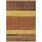 Homeroots 9' X 12' Terra Cotta Gold And Brown Abstract Washable Indoor Outdoor Area Rug 615306 - alternate 5